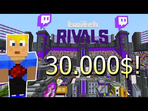 1st place in the PVP tournament!  $30,000 Twitch Rivals!  - Minecraft esports