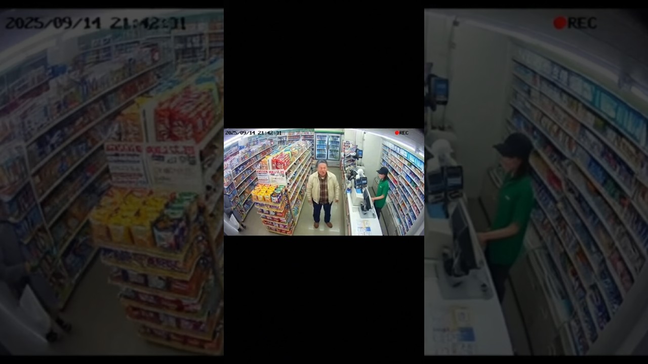 コンビニで「店の商品全部買いまーす」と叫ぶ男 #sora