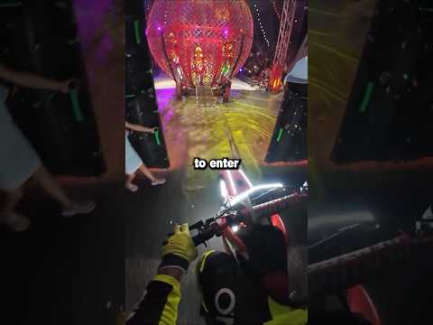 Biker In Circus 😱 Credit @gabrielbellogonzalez3
