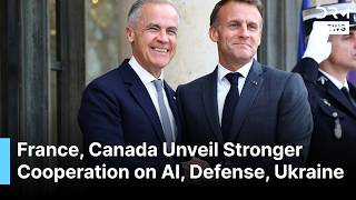 FULL PRESSER: Macron, Carney Push Back Against Global Turmoil Ahead of High-Stakes G7 Summit | AC1G