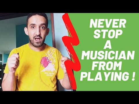 NEVER STOP a Musician from Playing !😂😂