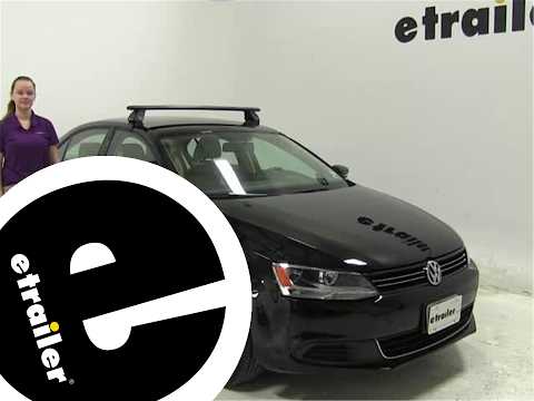 Fit Test: Custom DK Fit Kit for 4 Rhino-Rack 2500 Series Roof Rack Legs on a 2013 Volkswagen Jetta