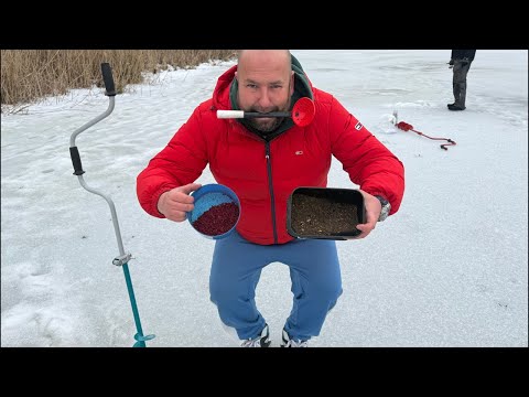 NA ŻYWO łowimy na lodzie podczas odwilży