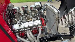 1933 Willys Custom Coupe Hot Rod Start Up and Engine