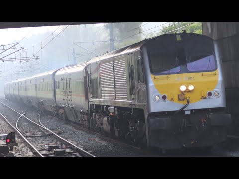Irish Rail 201 Class Loco Number 207 + Enterprise Train - Malahide Station, Dublin