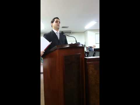 Discurso de posse - Analistas TCE/GO- Paulo Mendes