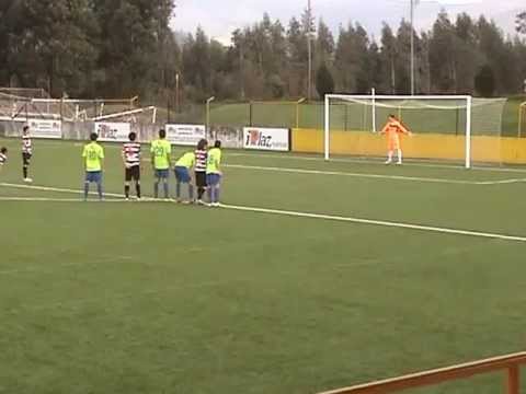 Golo de penalti Miguel Carvalho n#10, Bustelo 2-2 FC Cesarense 2013