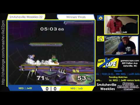 SW22 Winners' Finals - NEG | Jwilli (Sheik) vs NEG | LoZr (Fox)