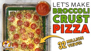 I FINALLY Made This VIRAL KETO PIZZA! 🥦🍕 Broccoli Crust Pizza - 32 Million Views!?