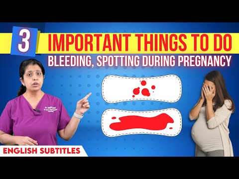 Must Do: Pregnancy Bleeding & Spotting🩸 Bleeding during pregnancy? 3 important things to do