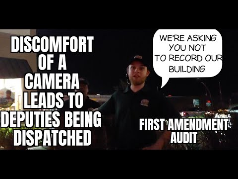 "Discomfort Of A Camera Leads To Deputies Being Dispatched" #FirstAmendmentRights