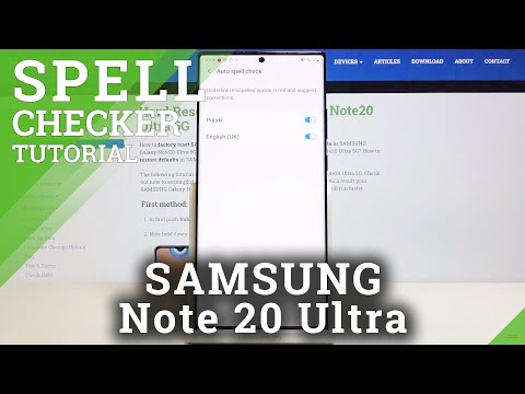 How to Enable Spell Checker in SAMSUNG Galaxy Note 20 Ultra – Enable Language Tool