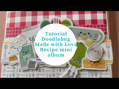 Easy Recipe Folio with Doodlebug Made with Love Tutorial