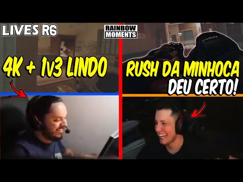 4K INSANO DO NESK, RUSH DA MINHOCA DEU CERTO! 😂😂 RAZAH SENDO TROLADO - MELHORES MOMENTOS LIVES R6