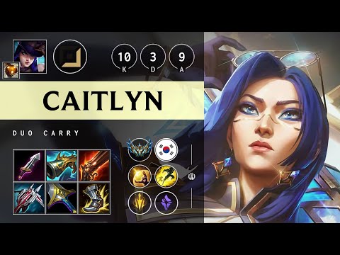 Caitlyn ADC vs Jhin: Godlike - KR Challenger Patch 14.24