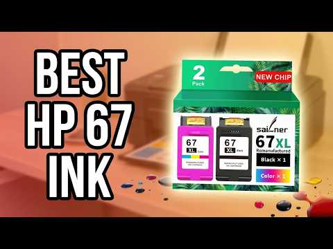 HP 67 Black and 67 Tri-color Ink Cartridge bundle (2 pack)| Works with HP DeskJet 1255, 2700, 4100 Series, HP ENVY 6000, 6400 Series video review thumbnail