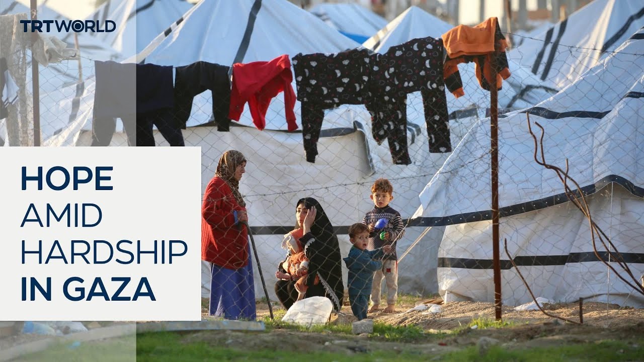 Displaced Palestinians struggle 2026 humanitarian crisis in Gaza