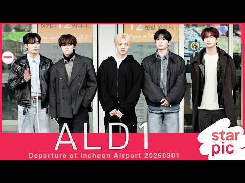 알디원 '비주얼 천재들!' [STARPIC] ALPHA DRIVE ONE Departure at Incheon Airport 20260301
