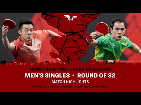 Wong Chun Ting vs Hugo Calderano | MS R32 | #WTTSingapore2026