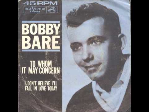 To Whom It May Concern - Bobby Bare