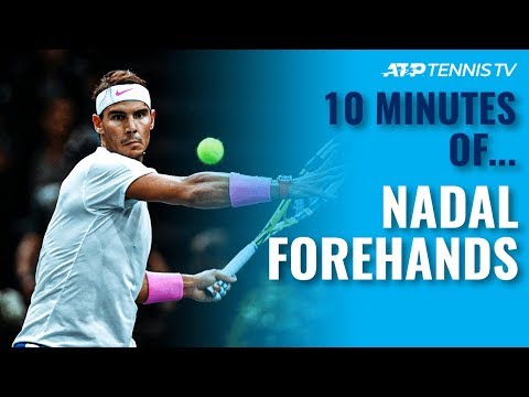 10 MINUTES OF: Rafael Nadal Forehands