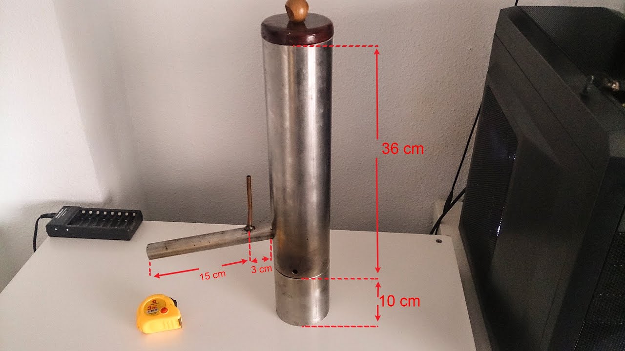 Dymogenerator by davido31. WYMIARY. Smoke Generator. Dimensions