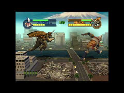 Godzilla: Save The Earth - Jet Jaguar VS. Megalon (HARD)