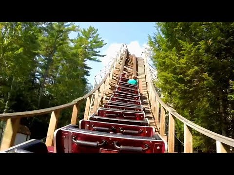 Back row point of view footage of Excalibur