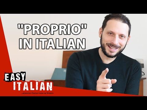 How to Use PROPRIO in Italian | Easy Italian 67