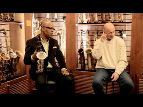 Greg Osby clinic in Moscow, Russia, sax boutique 