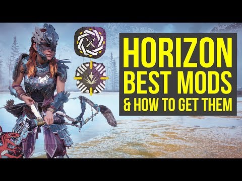 Horizon Zero Dawn Best Mods IN THE GAME & How To Get Them (Horizon Zero Dawn Frozen Wilds) Video