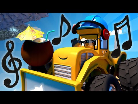 Monster Trucks for children - Mike the Bulldozer and the Hurricane | Trucks for kids Monster Town
