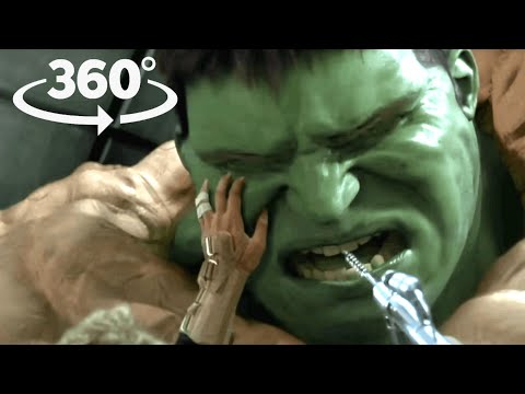 VR 360° Hulk Escapes Military Base - Hulk (2003)