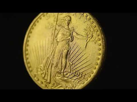Coin, United States, Saint-Gaudens, $20, Double Eagle, 1911, U.S. Mint