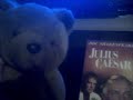 Fudge The Bear Watches The BBC Video Globe Logo On BBC Shakespeare Julius Caesar Request Video