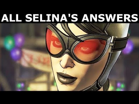 One Question... - All Selina's Answers - BATMAN Season 2 The Enemy Within Episode 3: Fractured Mask
