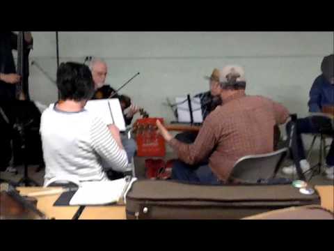 Old-time fiddle tune flatfooting