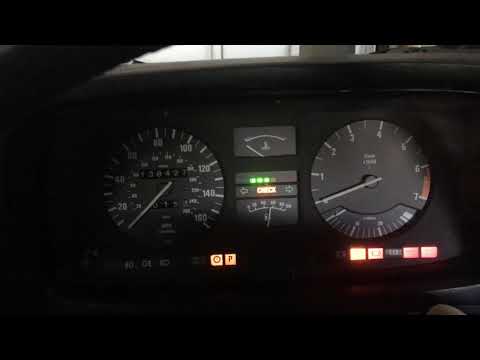 1986 BMW 745i cold start