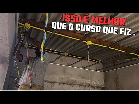 Essa aula de instalação elétrica, é melhor que o curso que fiz.  #eletrica