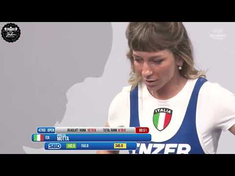 Annalisa Motta - 7th Place 352.5kg Total - 47kg Class 2023 IPF World Women's Classic