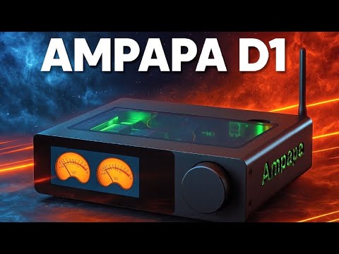 Ampapa D1 – The compact high-tech amplifier with 3 inputs, VU meters, PFFB & high-pass filter!