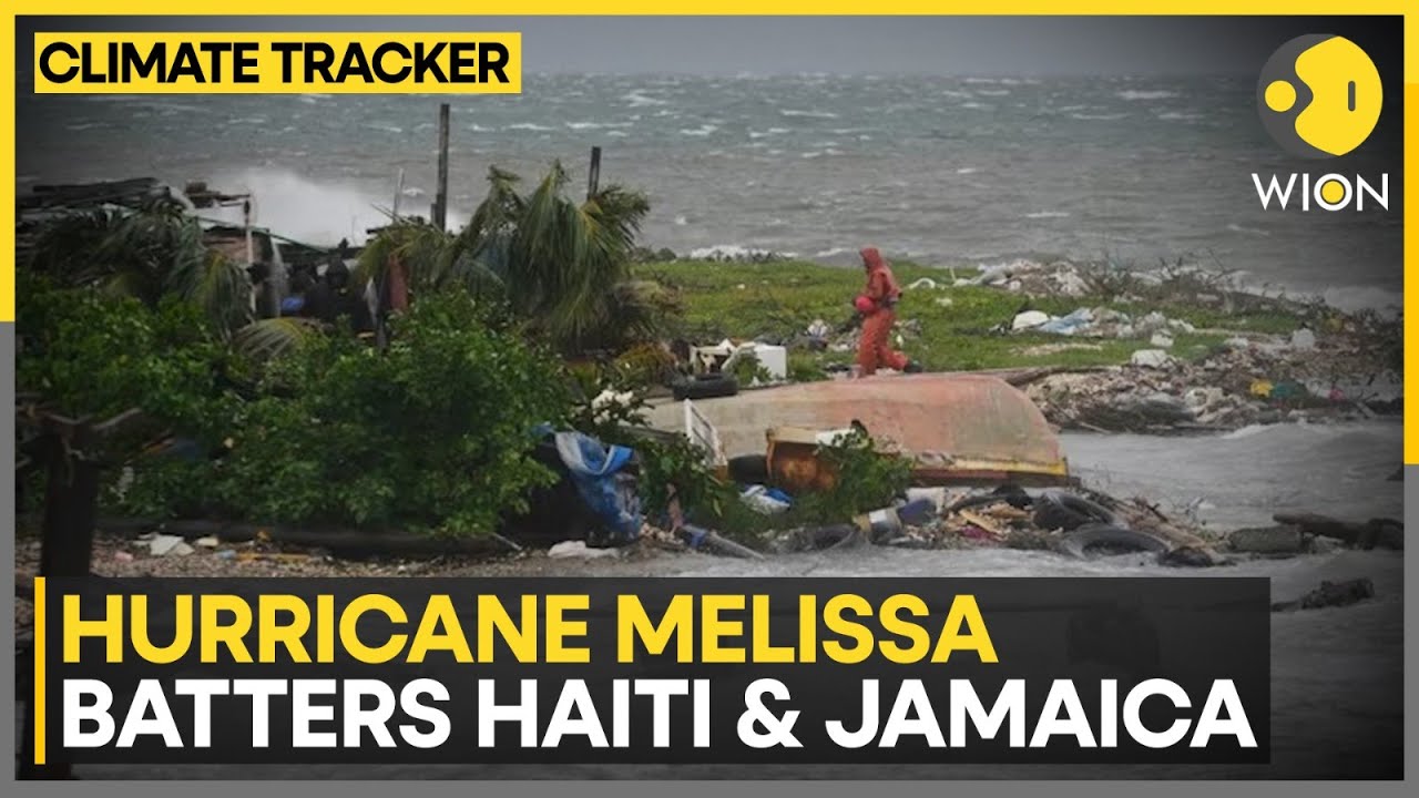 Hurricane Melissa: Category 1 Storm Moving Through the Bahamas | WION CLIMATE TRACKER