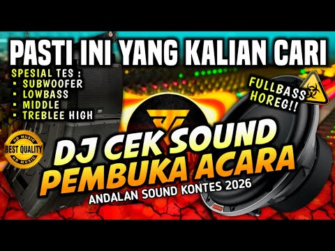 [NEW] DJ CEK SOUND PEMBUKA ACARA FULLBASS – ANDALAN SOUND ENGINEER EVENT 🔊