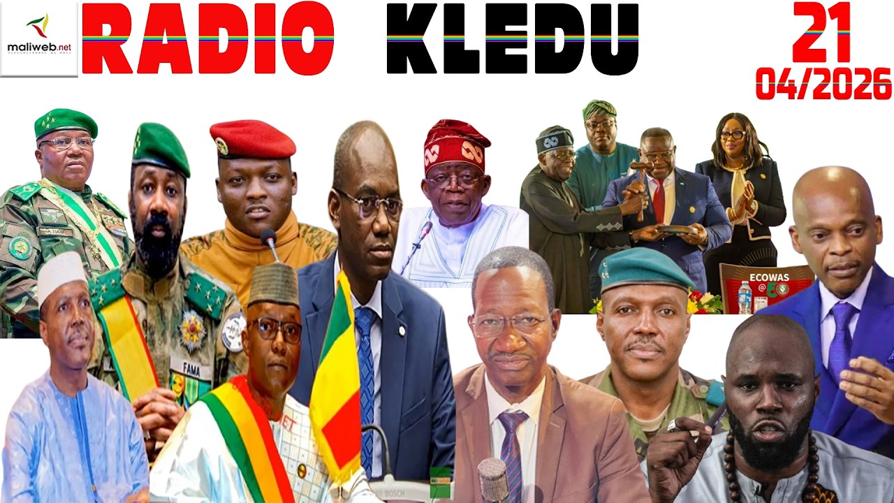La Revue de Presse de la RADIO KLEDU du 21 Avril 2026