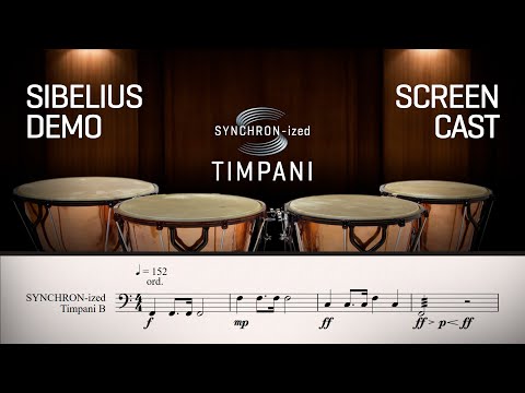 NEW: **Studio Series** SYNCHRON-ized Timpani Fanfare / Sibelius - by Andreas Olszewski