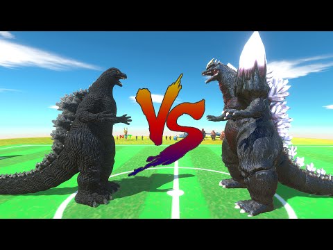 HEISEI GODZILLA vs SPACEGODZILLA - Animal Revolt Battle Simulator