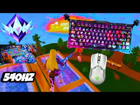 GravaStar V75 PRO ASMR + Unboxing 🤩 Unreal Ranked 💰Satisfying Keyboard Fortnite 540 FPS Smooth 4K