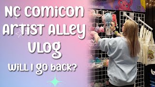⭐ Convention Vlog ⭐ NC Comicon Artist Alley Vlog ⭐ Market Vlog ⭐ Was it worth it and will I return?