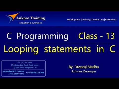 C language Class 14 Loops Part 2 for loop