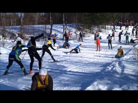 Vasaloppet 2012 crashes cut Risberg vurpor